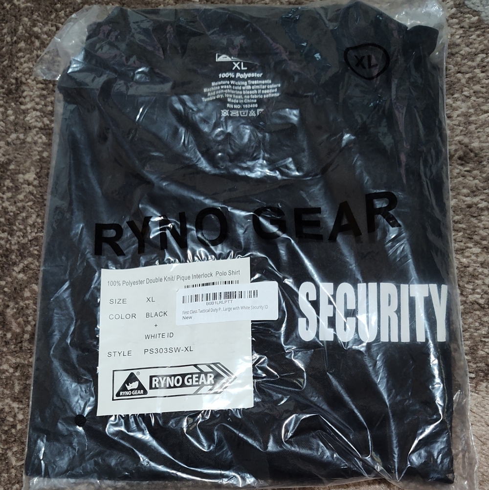 XL Security Polo New